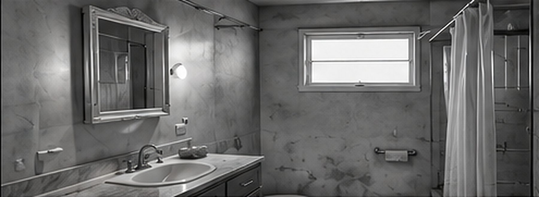 Dated bathroom before remodeling