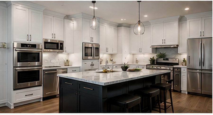 Kitchen remodeling project in Germantown, MD - Full gut renovation